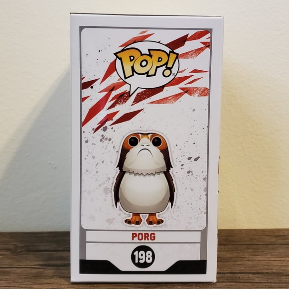 Starwars Funko POP! Flocked Porg Exclusive - Picture 4 of 6